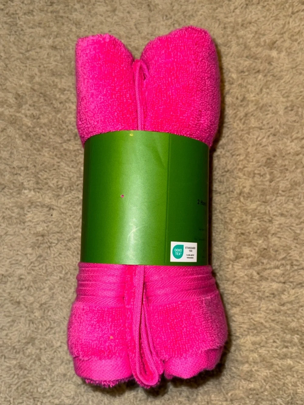 kate spade Pink Plush Hand Towels - Pack of 2